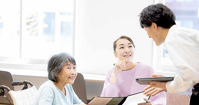 店内はバリアフリー